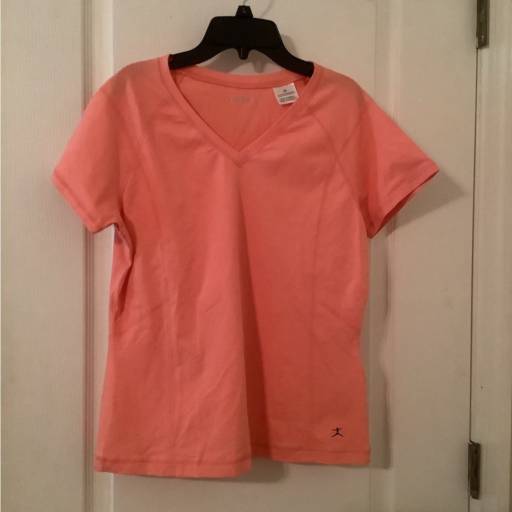Women's V-Neck Coral Top